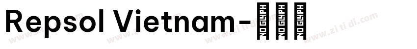Repsol Vietnam字体转换